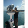 צלחות לווין ממונעות עבור כלי שיט